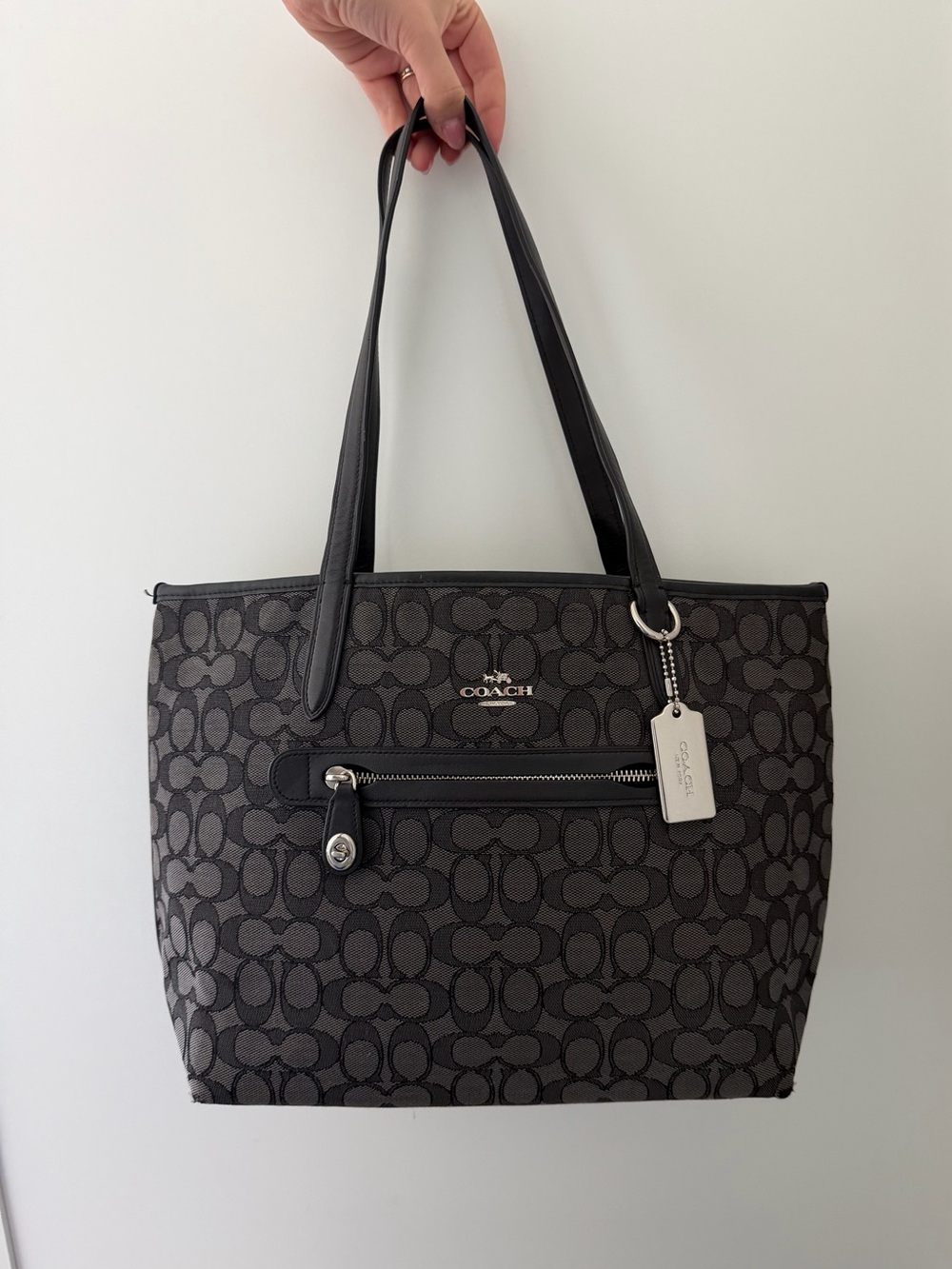 Coach Tote Signature Shoulder Bag 37229